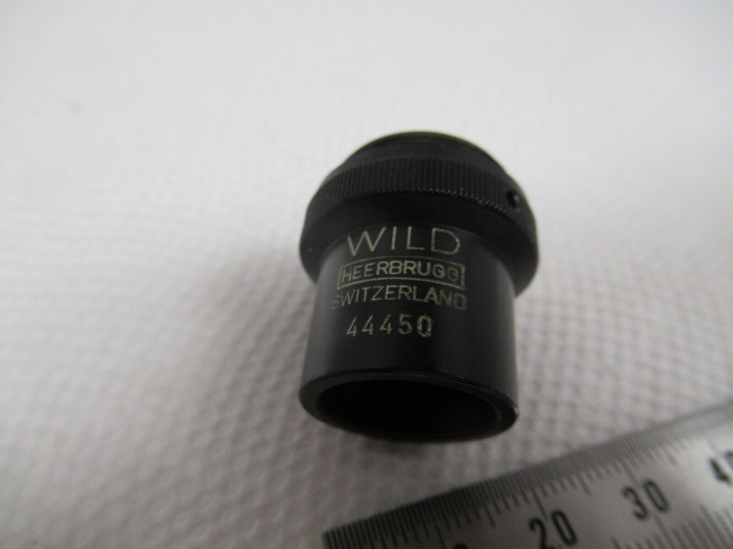 WILD HEERBRUGG SWISS M11 OBJECTIVE 4X LENS MICROSCOPE PART AS PICTURED W1-A-86