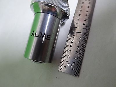 MICROSCOPE PART OBJECTIVE 60X ALJAE OPTICS AS IS BIN#W9-E-17