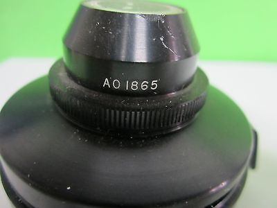 MICROSCOPE AMERICAN OPTICS AO 1865 LWD SUBSTAGE CONDENSER AS IS BIN#T1-47