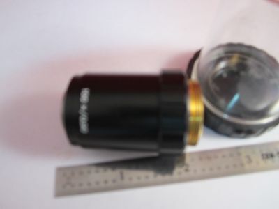 OPTICAL MICROSCOPE OBJECTIVE AUS JENA 100X INFINITY PLAN ACHRO OPTICS BIN#C6