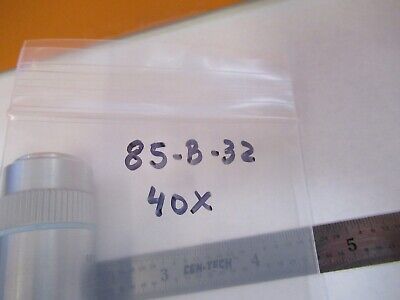 LEITZ GERMANY OBJECTIVE 40X /160 MICROSCOPE PART OPTICS AS PICTURED &85-B-32