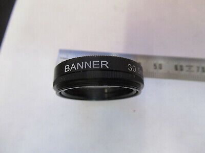 BANNER OPTICAL POLARIZER LENS 30.5mm POL PL OPTICS AS PICTURED &8Y-A-43