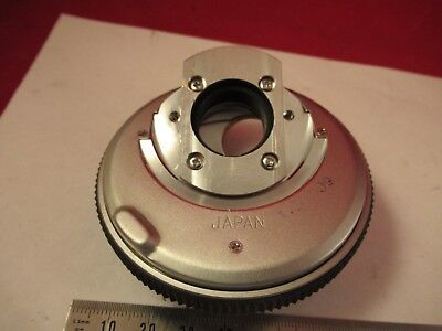 OLYMPUS JAPAN NOSEPIECE MICROSCOPE PART OPTICS AS PICTURED &FT-2-43