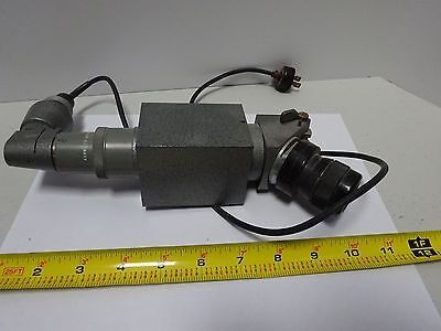 FOR PARTS MICROSCOPE LEITZ GERMANY ASSEMBLY EYEPIECE STAGE AS IS BIN#TA-1-2-J