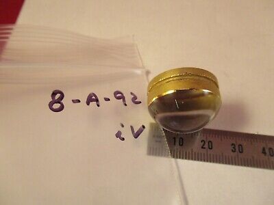 OPTICAL GLASS CONVEX LENS DOME OPTICS AS PICTURED &8-A-92