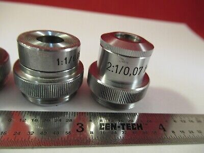 LOT ROLYN GERMANY OBJECTIVES MICROSCOPE PART OPTICS AS PICTURED &1E-B-13