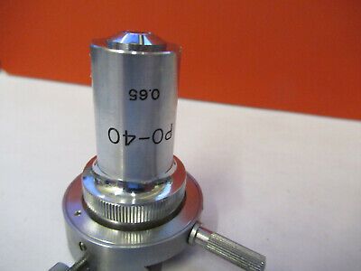 TASCO UNITRON POL OBJECTIVE 40X POLARIZING MICROSCOPE PART AS PICTURED &FT-5-S