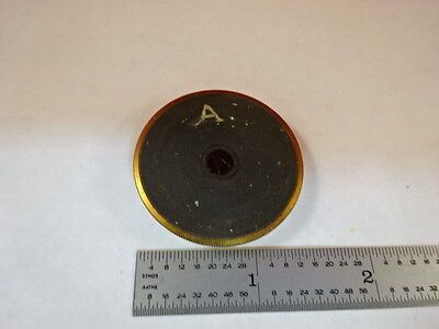 FOR PARTS MICROSCOPE BRASS ANTIQUE PIECE OPTICS AS IS B#C6-C-16