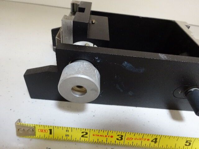 MICROSCOPE PART LEICA REICHERT POLYVAR HOLDER STAGE OPTICS AS IS #TC-1-B