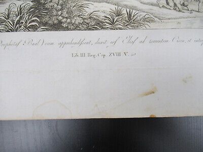 ANTIQUE ETCHING ITALIA ROME CIRCA 1810 GASPARD DUGHET PIETRO PARBONI AS PIC ii