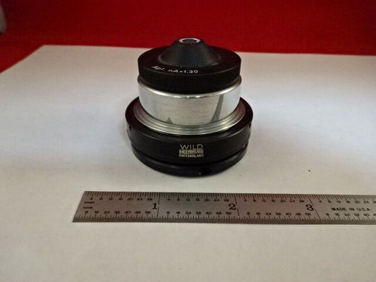 MICROSCOPE PART WILD HEERBRUGG SWISS M11 CONDENSER LENS OPTICS AS IS #Y6-A-01