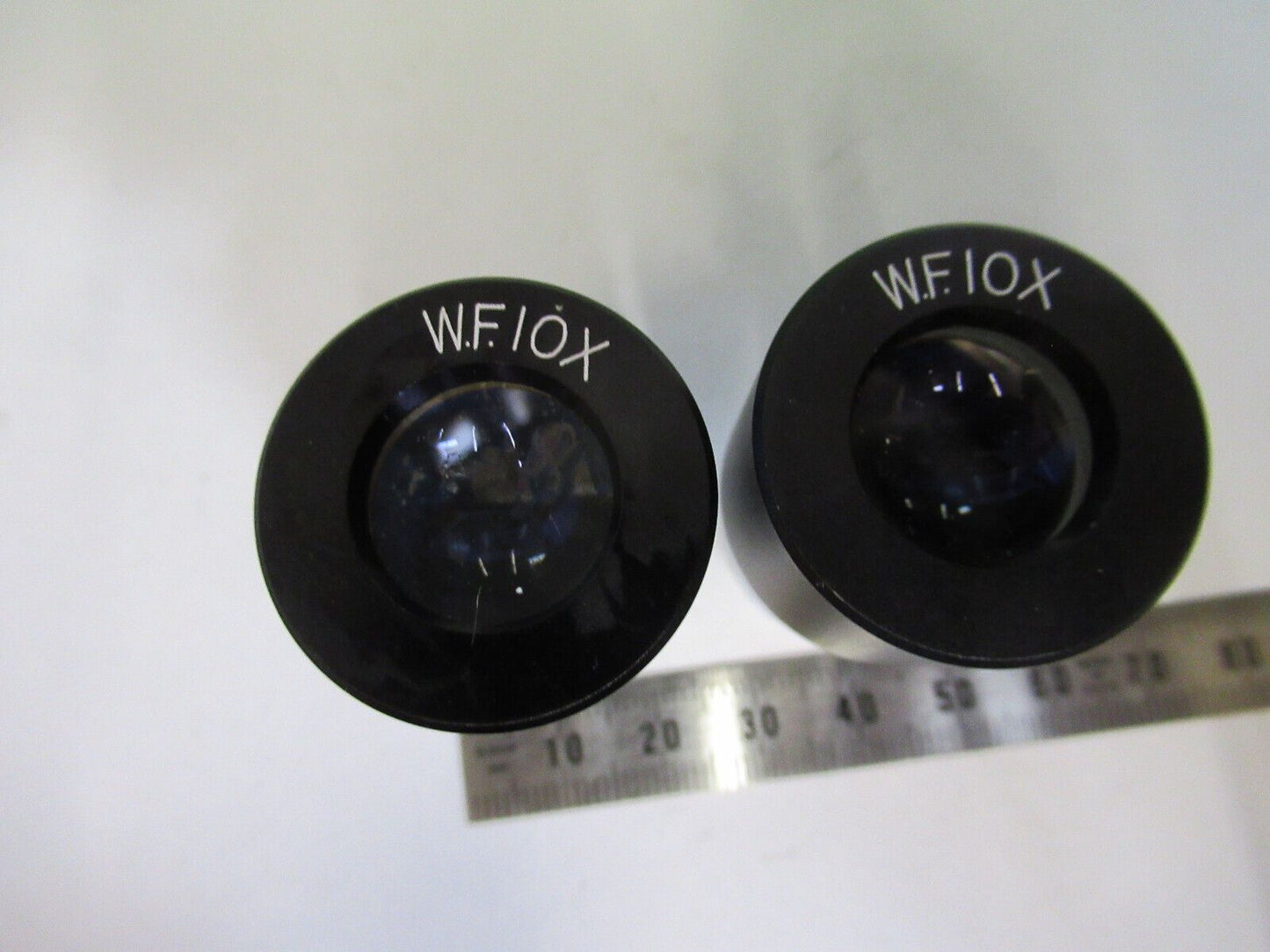 TOKYO PAIR EYEPIECE LENS WF10X NEW OPTICS MICROSCOPE PART AS PICTURED #W5-B-15