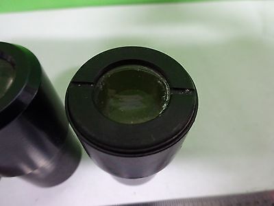 MICROSCOPE PART LOT 3 EA EYEPIECES [dirty] AO + BAUSCH  OPTICS AS IS BIN#W1-18