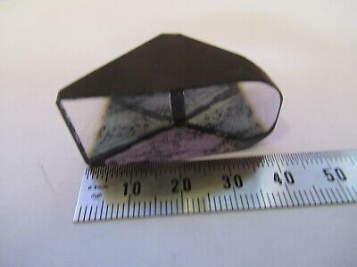 OPTICAL GLASS PRISM MICROSCOPE PART OPTICS AS PICTURED #82-A-16