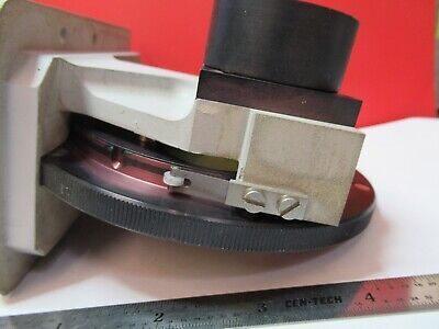 LEICA GERMANY FILTER TURRET OPTICS MICROSCOPE PART AS PICTURED &Q1-A-67