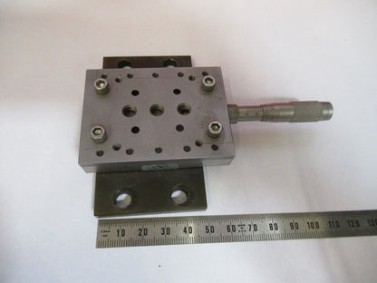 NEWPORT LASER OPTICS MICROMETER POSITIONING STAGE AS PICTURED S6-A-30