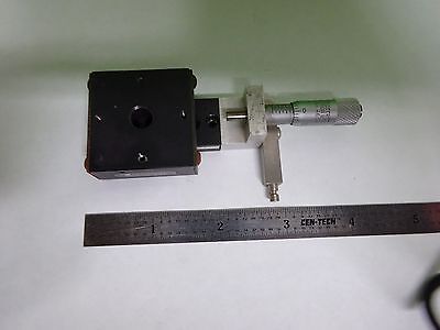 OPTICAL POSITIONING DEL-TRON + STARRETT MICROMETER for optics AS IS  BIN#Y7-H-06