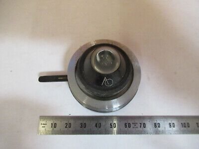 SPENCER AO CONDENSER + IRIS ANTIQUE MICROSCOPE PART AS PICTURED &P2-A-86