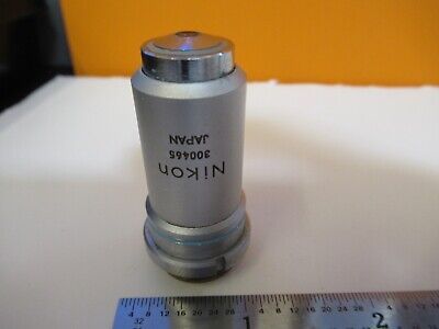 NIKON JAPAN 40X OPTICS OBJECTIVE LENS MICROSCOPE PART AS PICTURED &1E-C-77