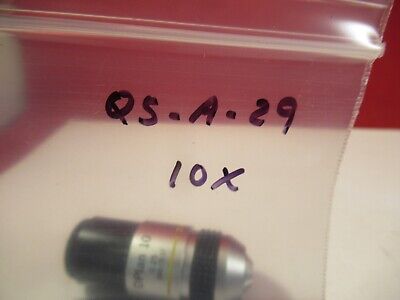 OLYMPUS JAPAN OBJECTIVE DPLAN 10X /160 MICROSCOPE PART AS PICTURED &Q5-A-29