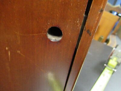 EMPTY WOOD CABINET for ANTIQUE BAUSCH LOMB MICROSCOPE PART AS PICTURED &TA5 i