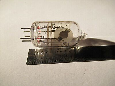 ANTIQUE QUARTZ RADIO CRYSTAL RUSSIAN GLASS HOLDER FREQUENCY CONTROL #F4-A-77