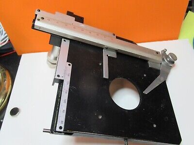 NIKON JAPAN STAGE TABLE X-Y MICROSCOPE PART AS PICTURED #FT-5-05