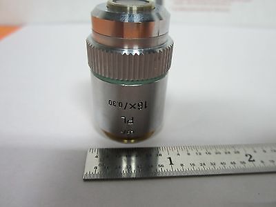 MICROSCOPE OBJECTIVE LEITZ WETZLAR GERMANY PL 16X INFINITY OPTICS BIN#A1-M-32