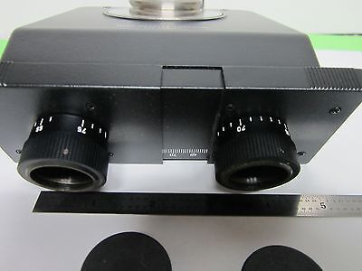 MICROSCOPE PART LEITZ PORTUGAL HEAD WITHOUT EYEPIECES OPTICS AS IS BIN#39-C