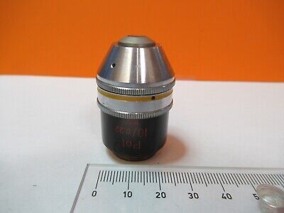 CARL ZEISS GERMANY OBJECTIVE POL 10X /160 MICROSCOPE PART AS PICTURED &3K-A-36