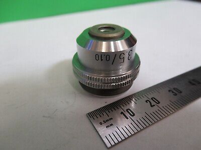 LEITZ WETZLAR OBJECTIVE 3.5X /170 OPTICS MICROSCOPE PART AS PICTURED #Z9-A-59