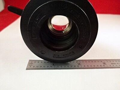 MICROSCOPE PART CONDENSER AMERICAN OPTICS + IRIS DIAPHRAGM AS IS #K8-C-03