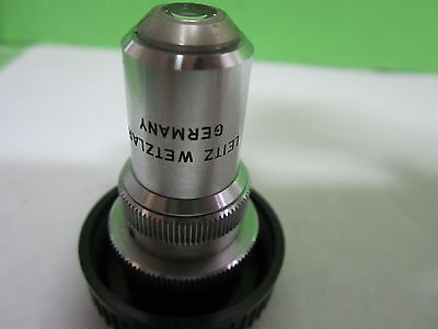 MICROSCOPE PART OBJECTIVE LEITZ GERMANY POL + IRIS UTK 32X AS IS OPTICS BN#S9-17