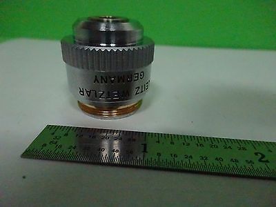 MICROSCOPE PART LEITZ GERMANY OBJECTIVE 4X 170- OPTICS AS IS BIN#W7-89