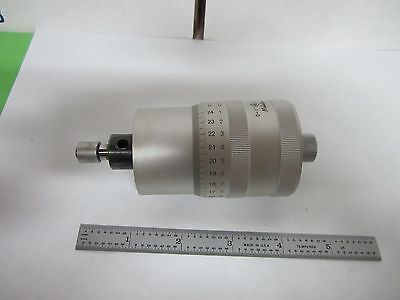 MICROSCOPE PART MITUTOYO 152-392 STAGE MICROMETER AS IS BIN#R9-03