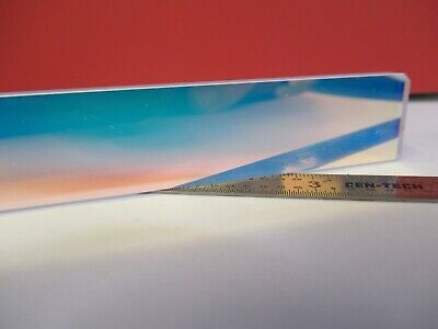 OPTICAL RECTANGULAR GLASS COATED DICHROIC MIRROR OPTICS AS PICTURED &3-FT-X21