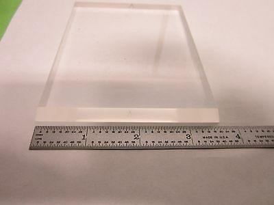 OPTICAL MIL SPEC GLASS WINDOW [polished & truncated] LASER OPTICS BIN#M6-03