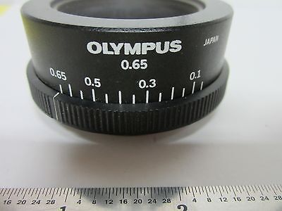 OLYMPUS JAPAN OPTICS IRIS CAMERA PORT ILLUMINATOR MICROSCOPE PART BIN#H3-22