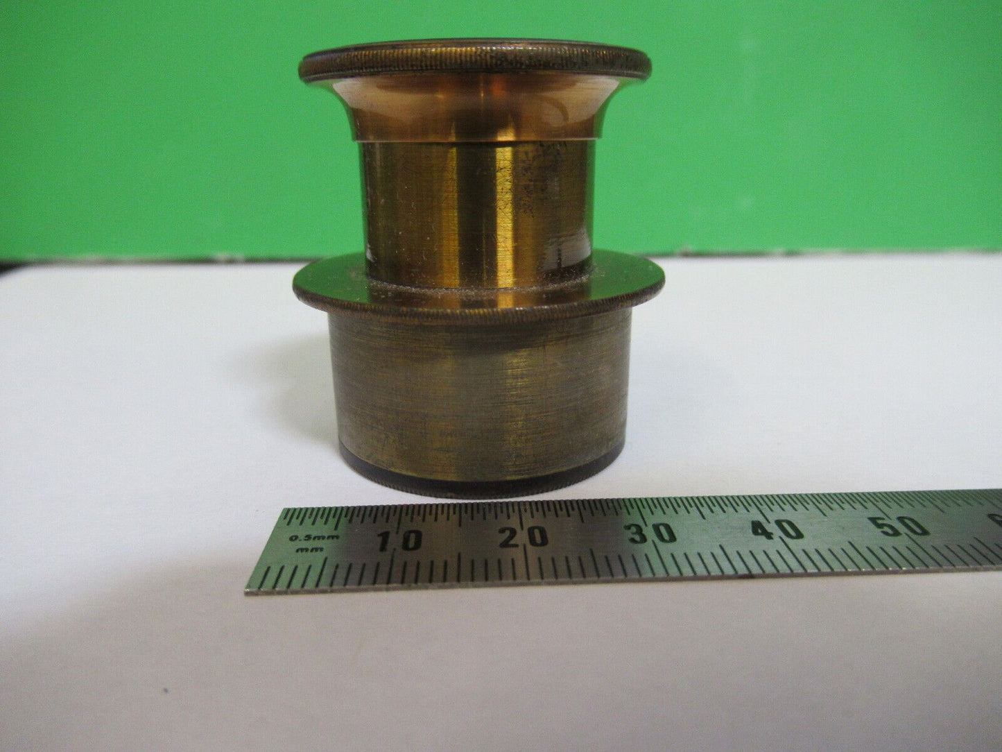 ANTIQUE BRASS BAUSCH LOMB  EYEPIECE 1870's MICROSCOPE PART AS PICTURED &H3-A-06