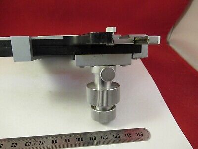 LEITZ GERMANY MICROSCOPE PART SPECIMEN STAGE TABLE MICROMETER AS PICTURED 8-A-11