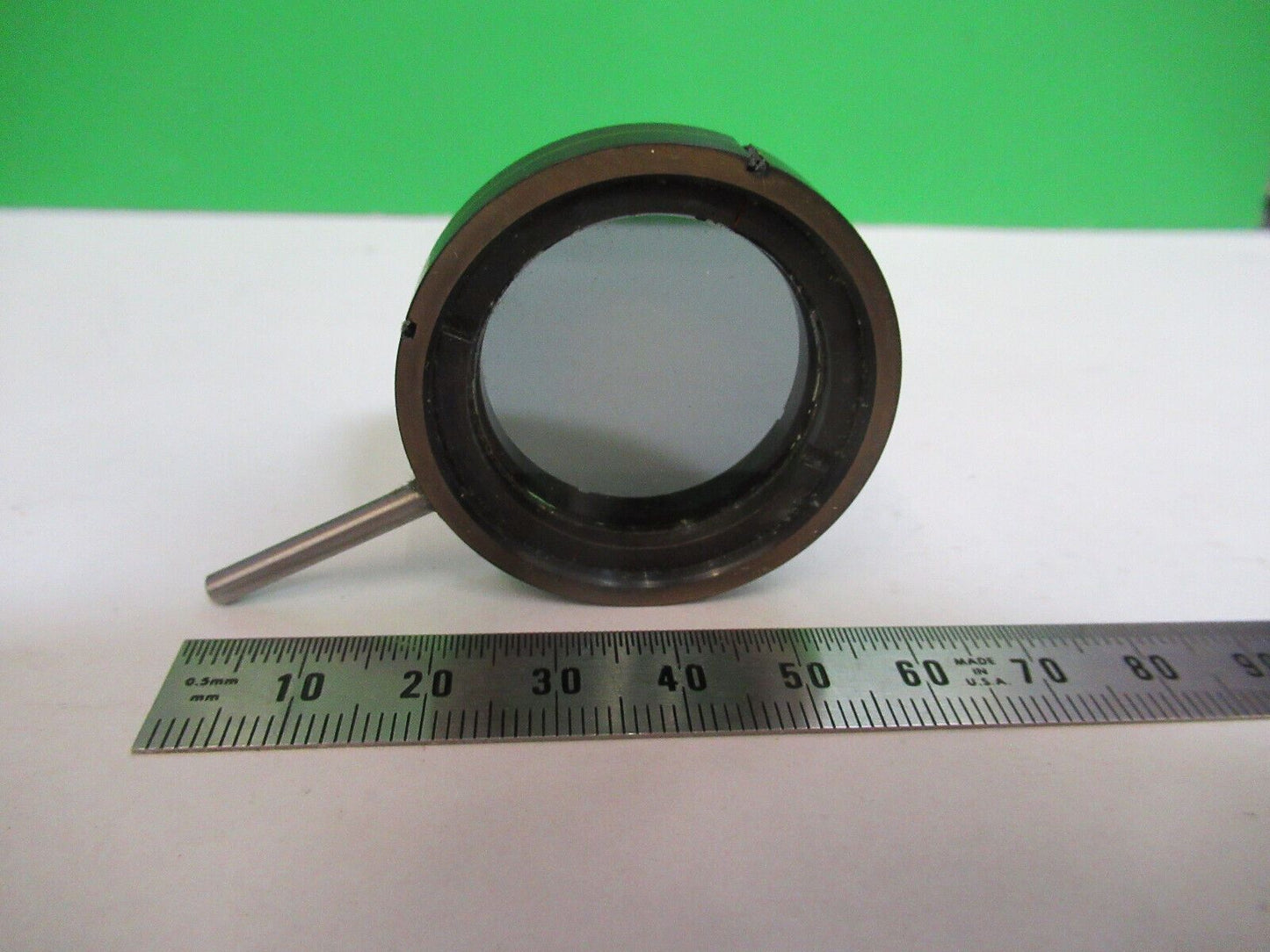 CARL ZEISS GERMANY MOUNTED POLARIZER POL  MICROSCOPE PART AS PICTURED &R1-A-26