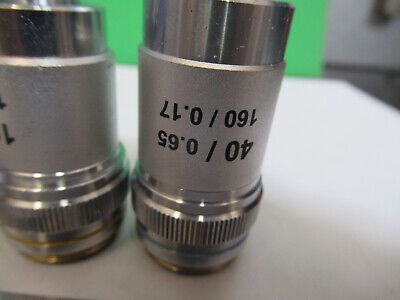 ASSORTED OBJECTIVES LENSES OPTICS LOT MICROSCOPE PART AS PICTURED Z1-A-62