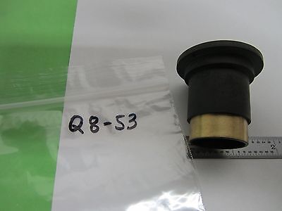 MICROSCOPE PART ZEISS GERMANY MOUNTED  LENS OPTICS AS IS BIN#Q8-53