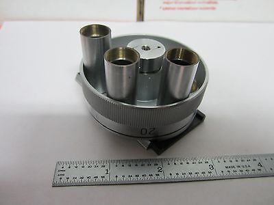 ZEISS DEUTSCHLAND TURRET NOSEPIECE MIKROSKOP PART OPTICS #K3-03