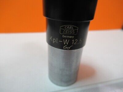 CARL ZEISS GERMANY EYEPIECE KPL-W 12.5X MICROSCOPE PART AS PICTURED &3K-A-38