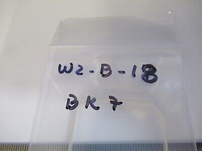 OPTICAL TRUNCATED GLASS BK7 WINDOW OPTICS AS PICTURED &W2-B-18