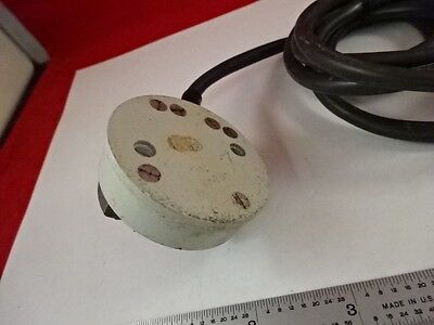 FOR PARTS MICROSCOPE SPARE LAMP CORD ILLUMINATOR UNKNOWN MAKER AS IS #R6-B-31