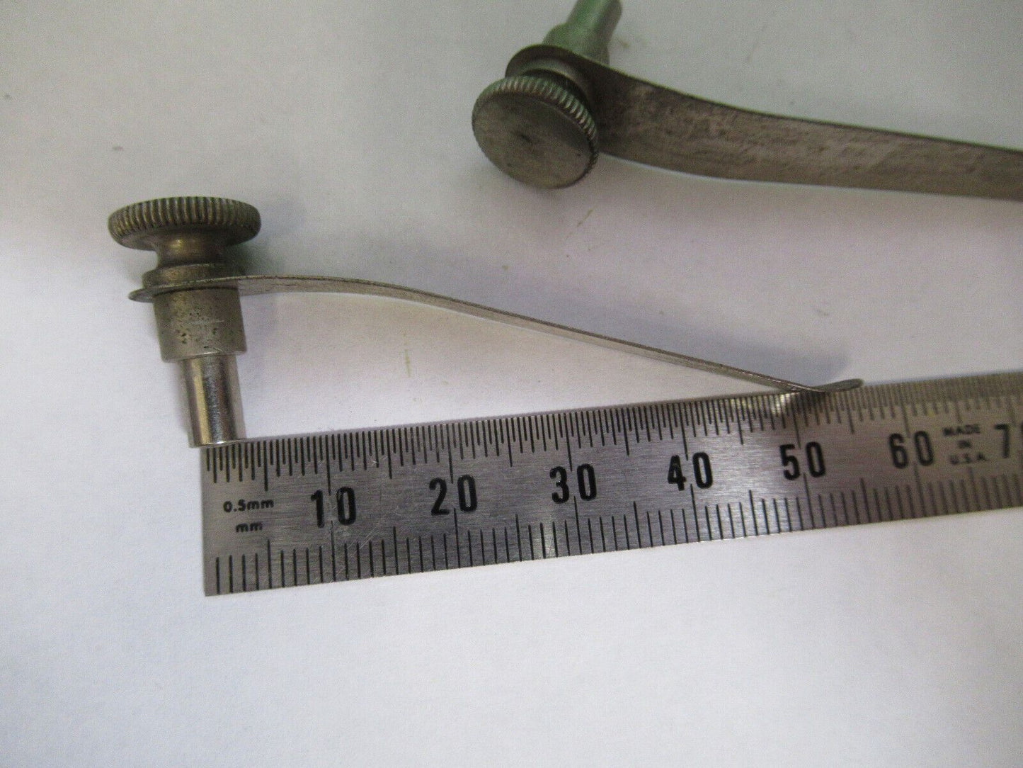 PAIR CLIPS ANTIQUE SPENCER AO MICROSCOPE PART AS PICTURED &G2-A-120