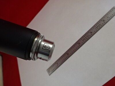 OPTICAL  PORTABLE MICROSCOPE 10X EYEPIECE 6.5X OBJECTIVE OPTICS AS IS #67-A-01