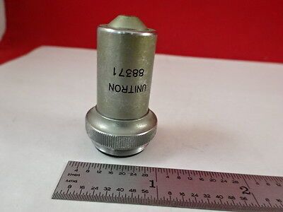 FOR PARTS MICROSCOPE PART UNITRON OBJECTIVE M40 cracked OPTICS AS IS BIN#S4-A-14